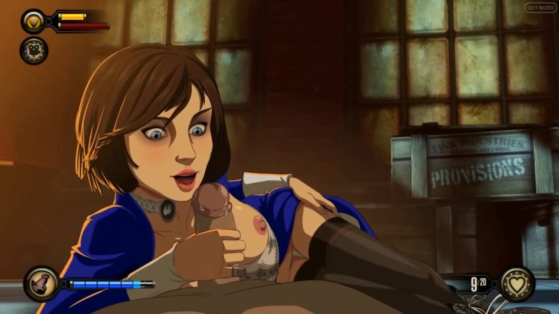 Biocock Intimate Elizabeth from Bioshock rides your cock till reality breaking orgasm