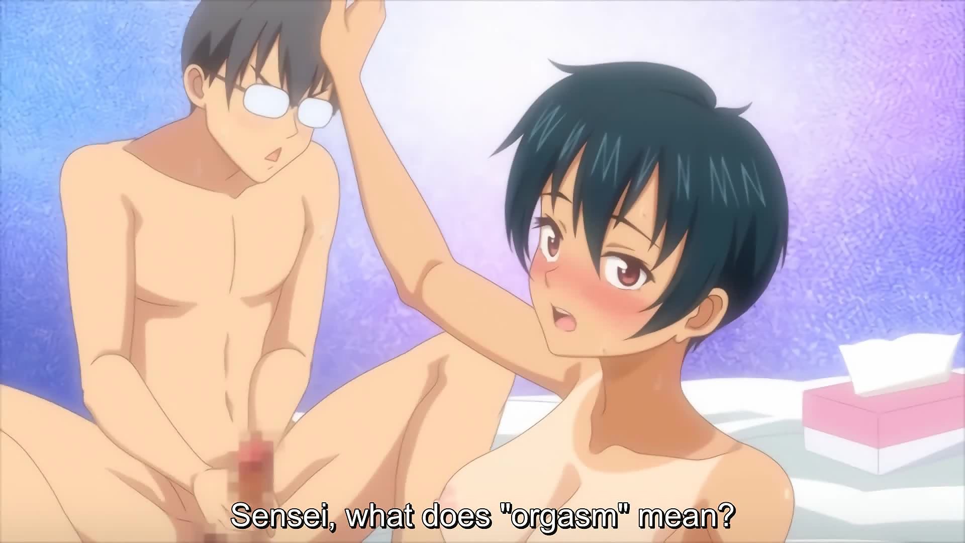 Ikumonogakari 2 Hentai schoolgirls have orgy during sex ed class