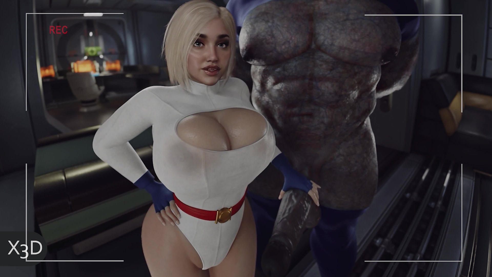 Power Girl X Darkseid Only kryptonian pussy can take Darkseids torrent of seed