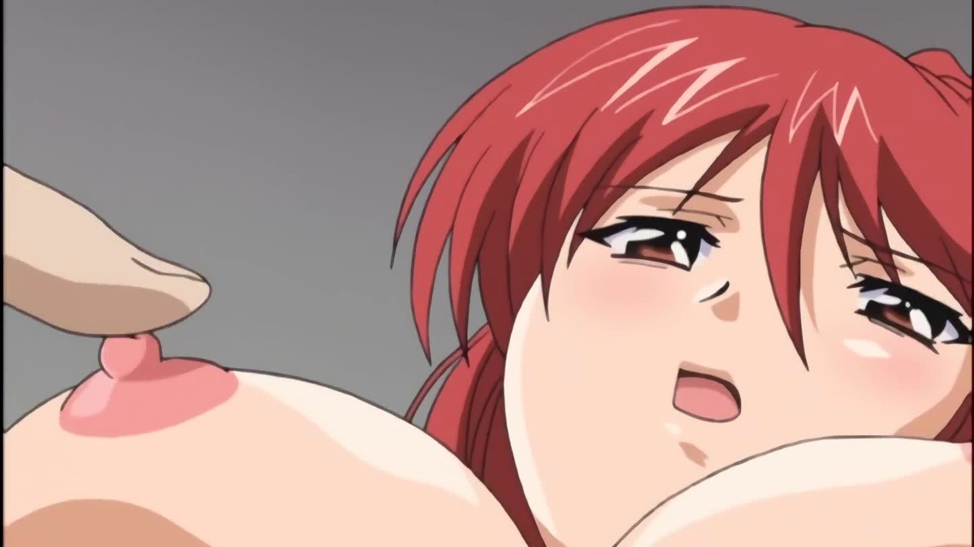 Innocent Blue 1 Busty hentai nurse wife with red hair is roughly fucked while cousin sleeps nearby